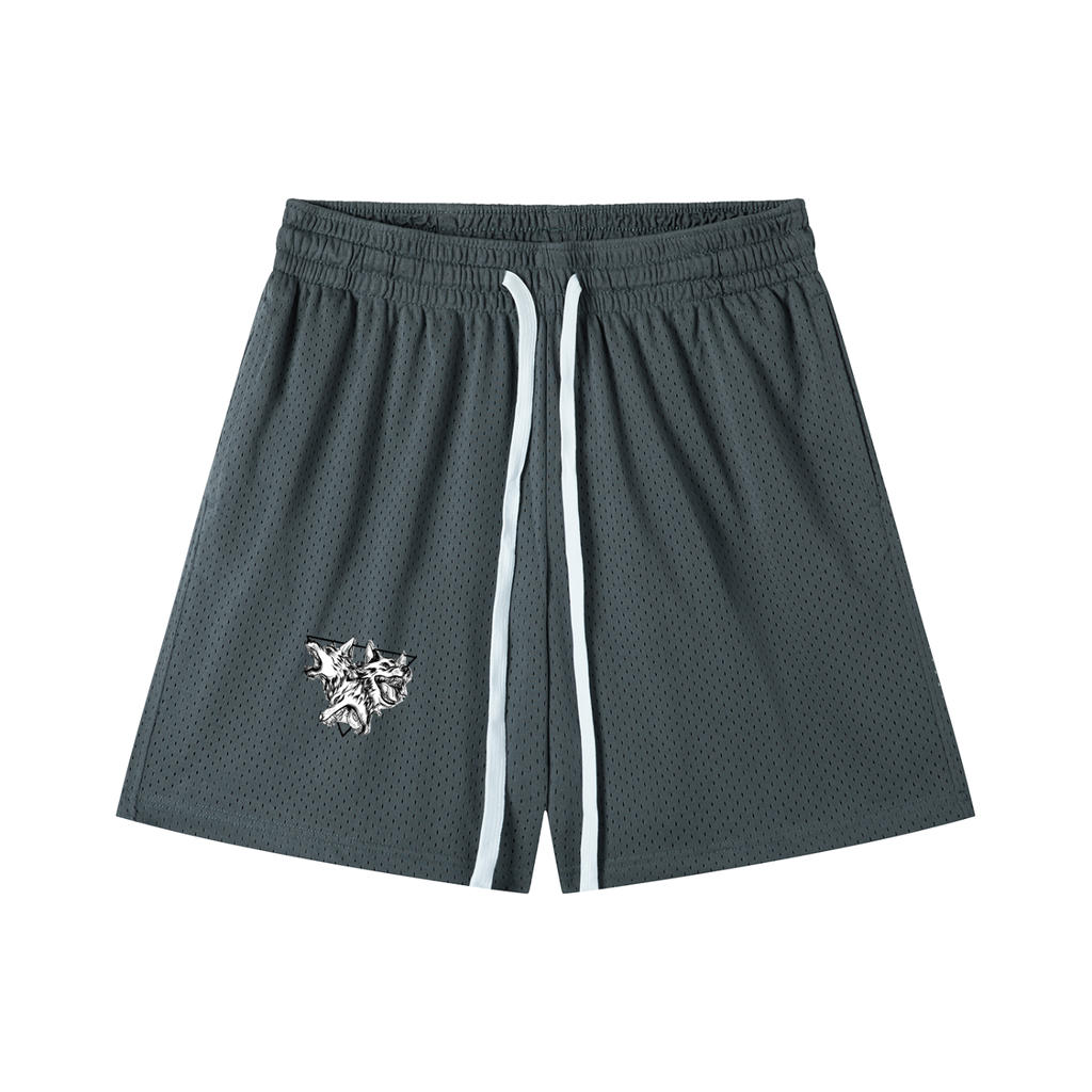 Mesh Drawstring Shorts