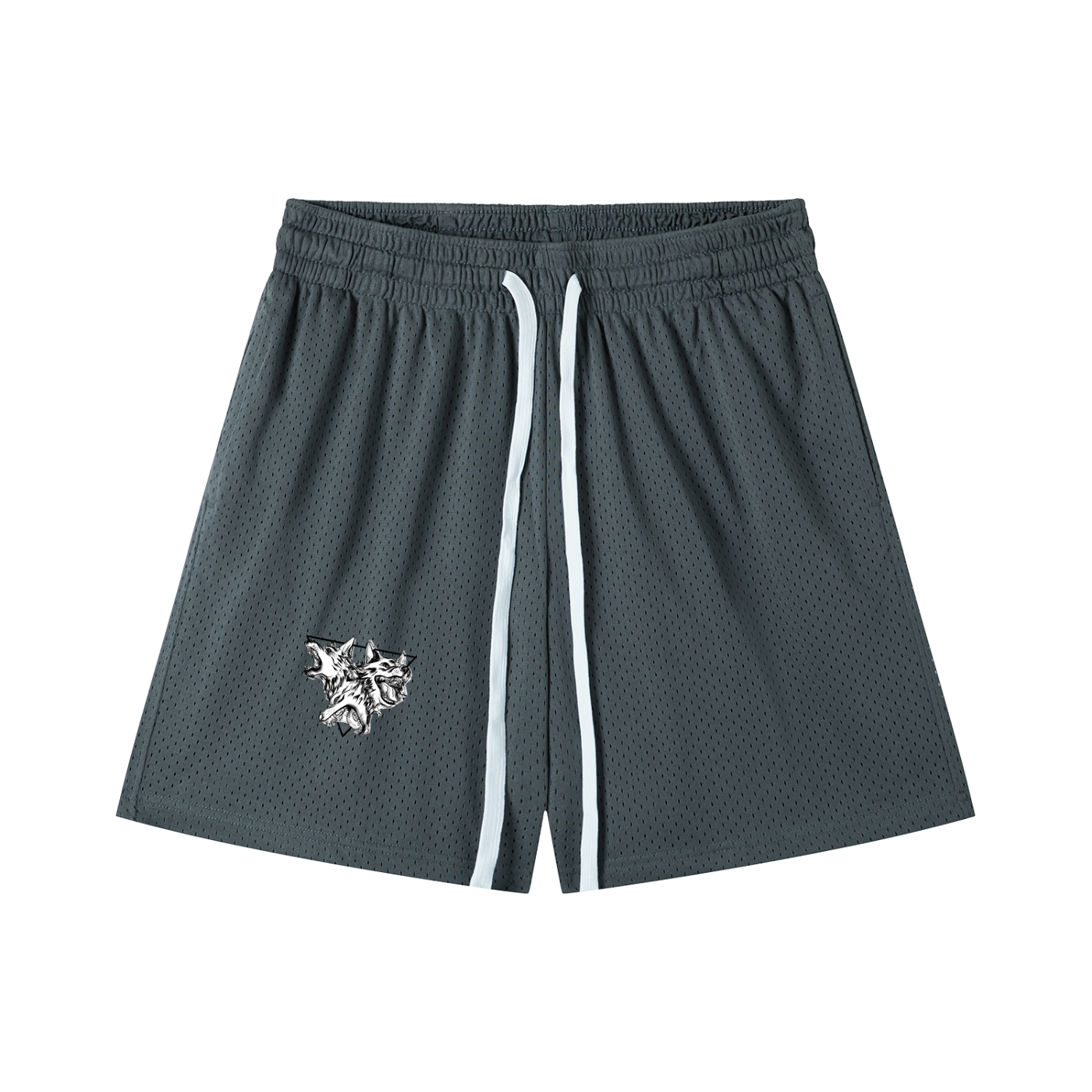 Mesh Drawstring Shorts
