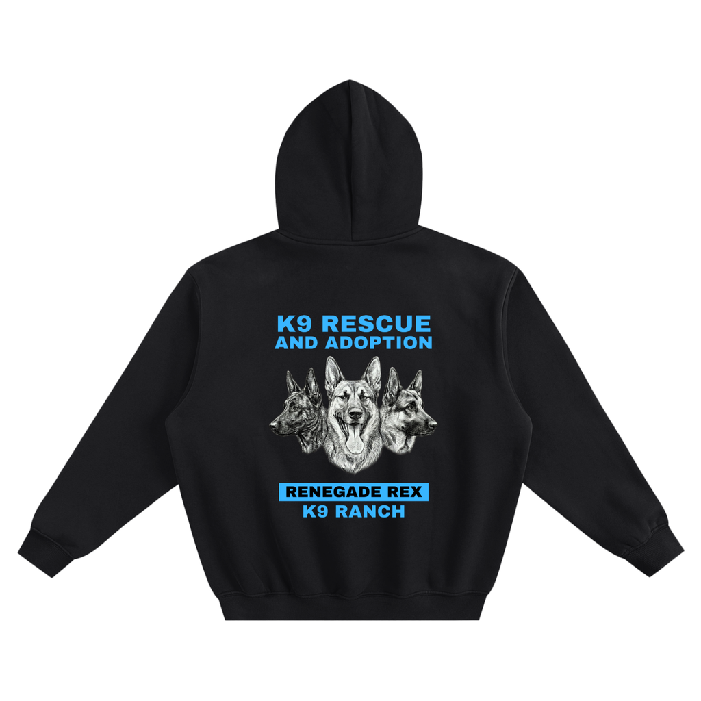 Renegade Rex Fleeced Boxy Hoodie