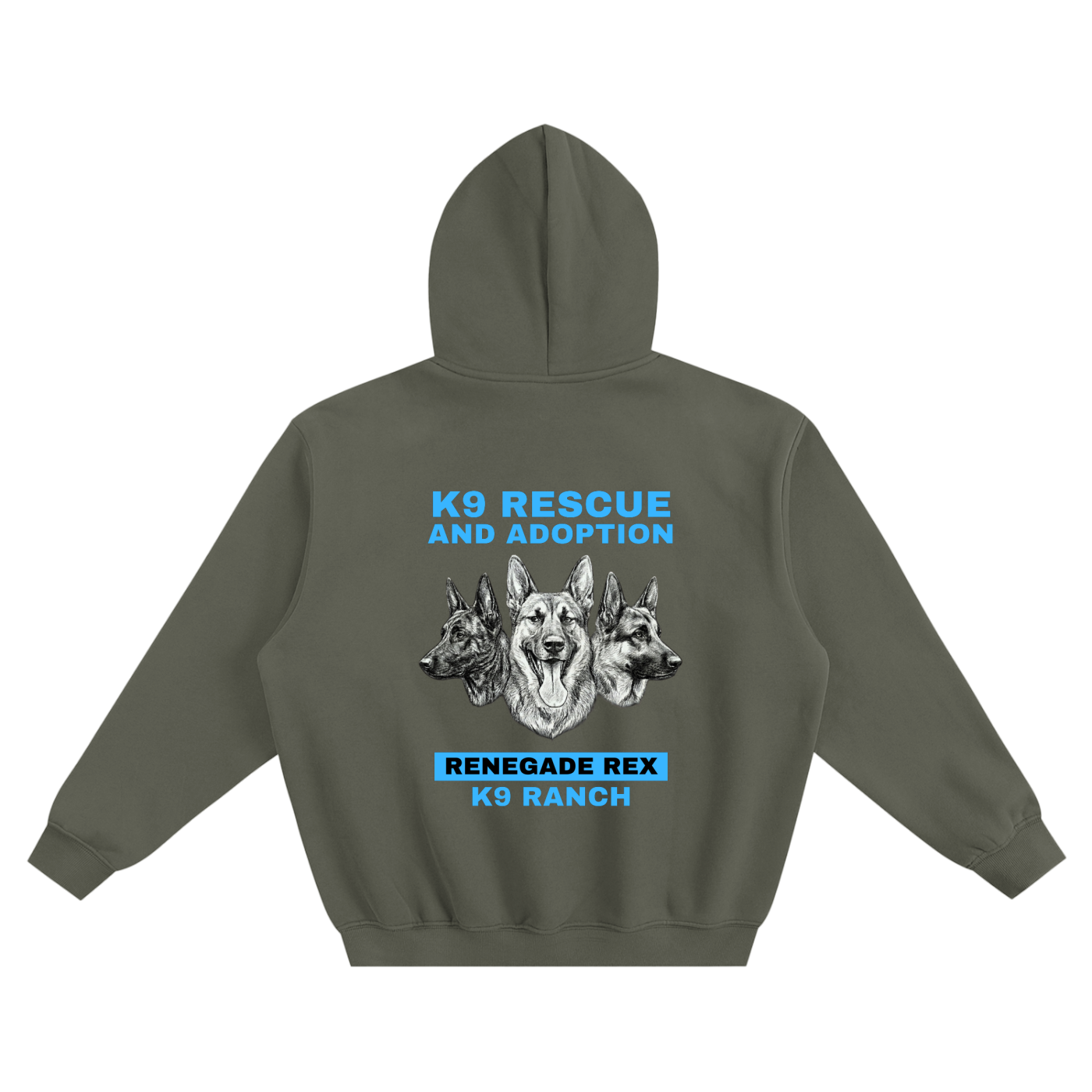 Renegade Rex Fleeced Boxy Hoodie