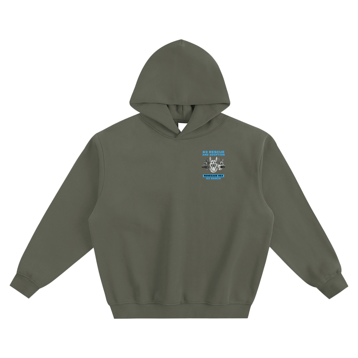 Renegade Rex Fleeced Boxy Hoodie