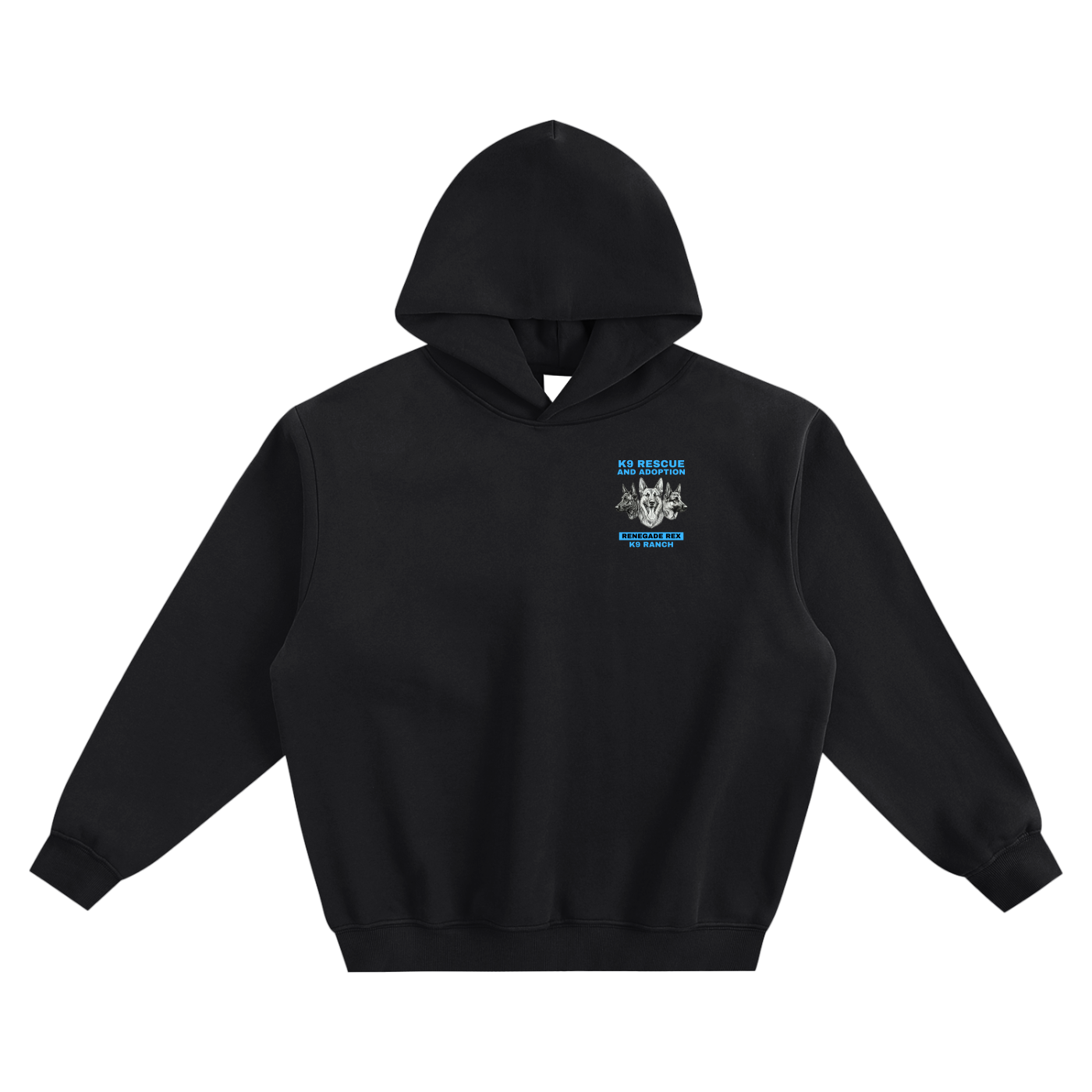 Renegade Rex Fleeced Boxy Hoodie