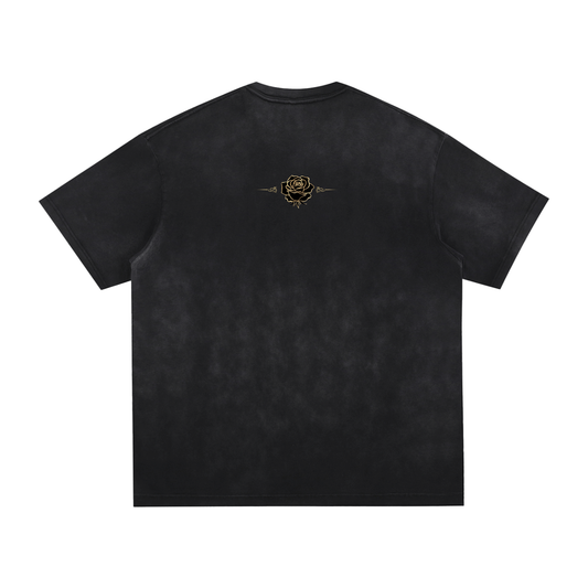 Vintage Washed Hand-Frayed T-Shirt