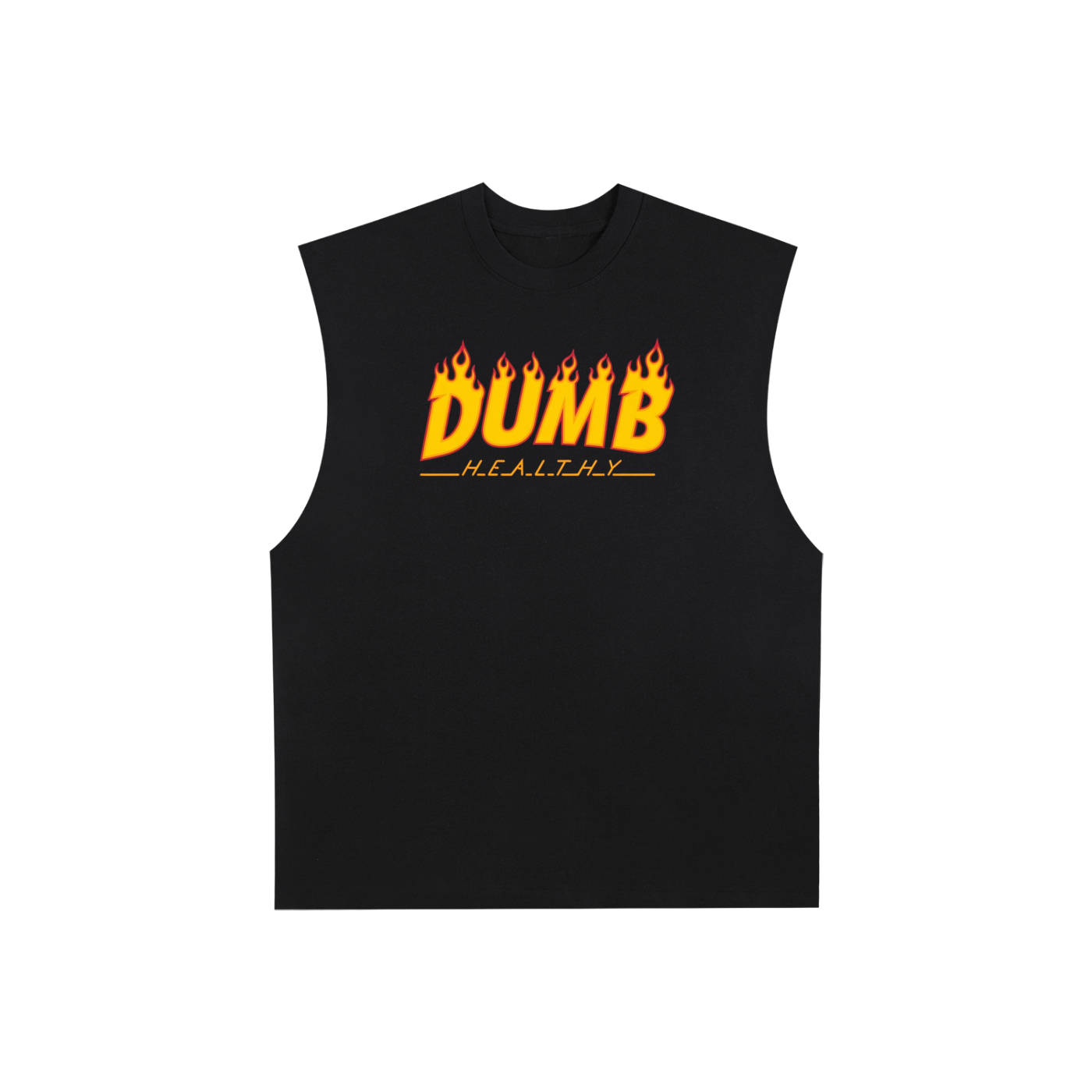 Raw Edge Cotton Tank Top