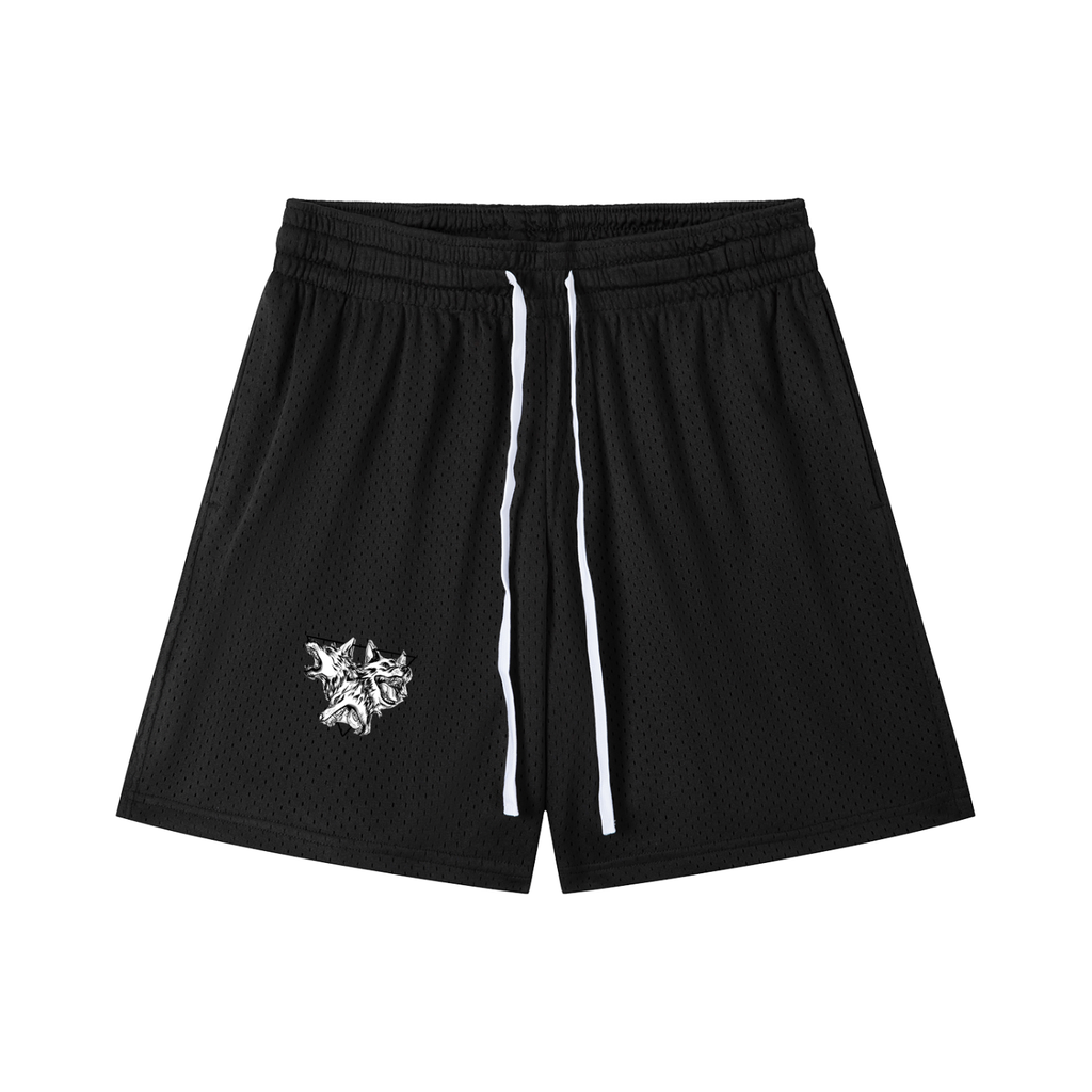 Mesh Drawstring Shorts
