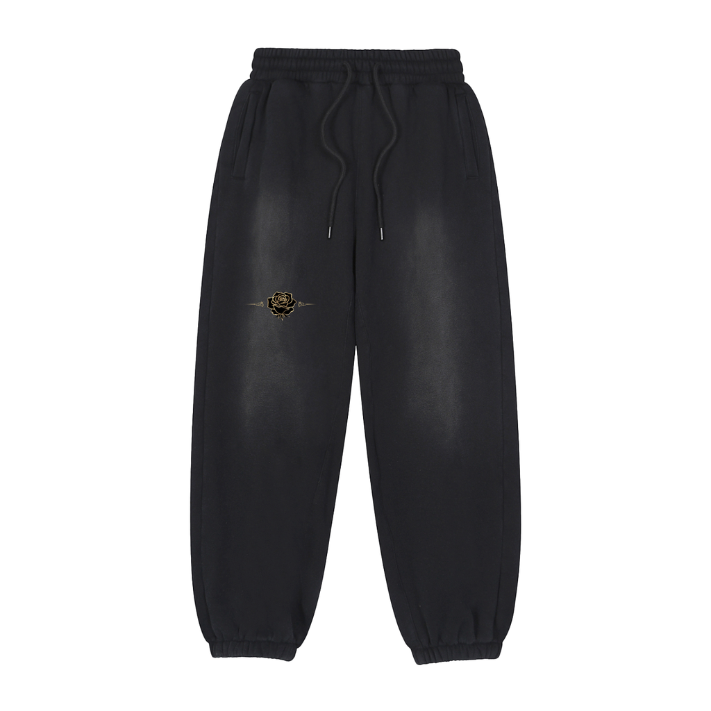 Gold Rose Jogger Sweatpants