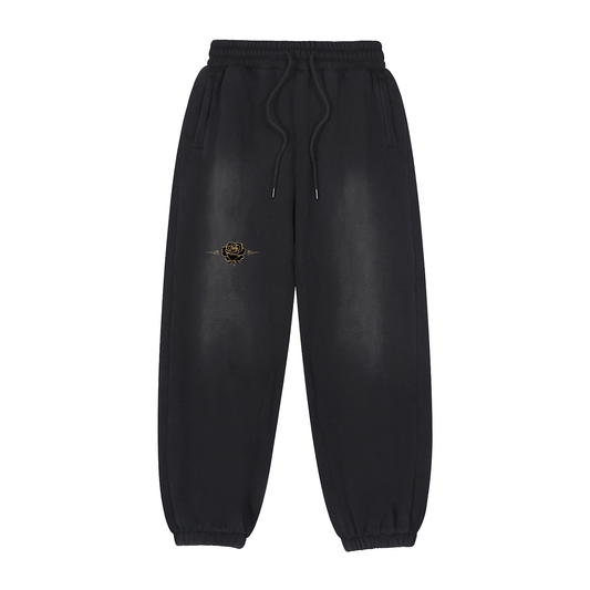 Gold Rose Jogger Sweatpants